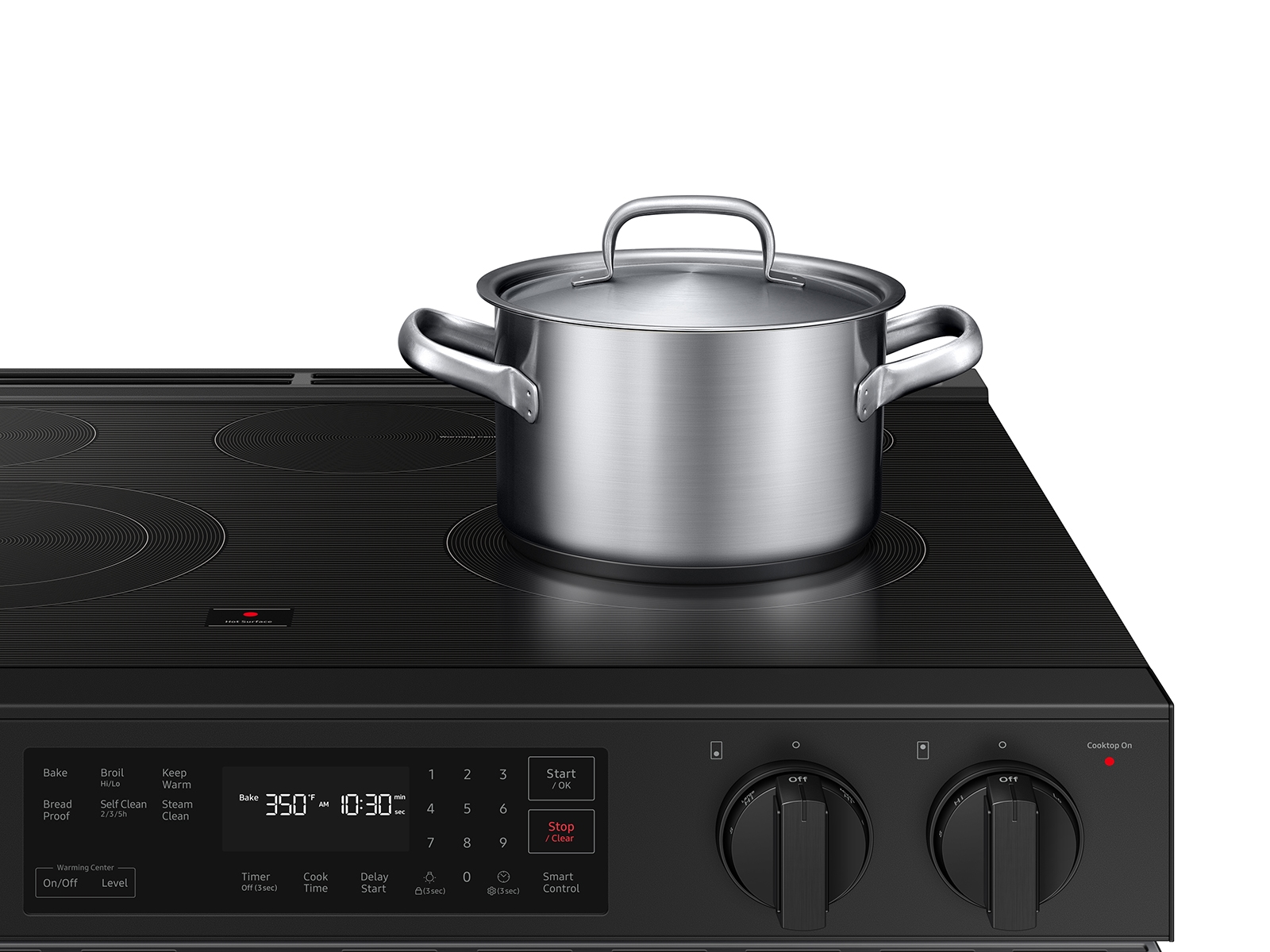 Thumbnail image of Bespoke 6.3 cu. ft. Smart Slide-In Electric Range with Precision Knobs in Stainless Steel