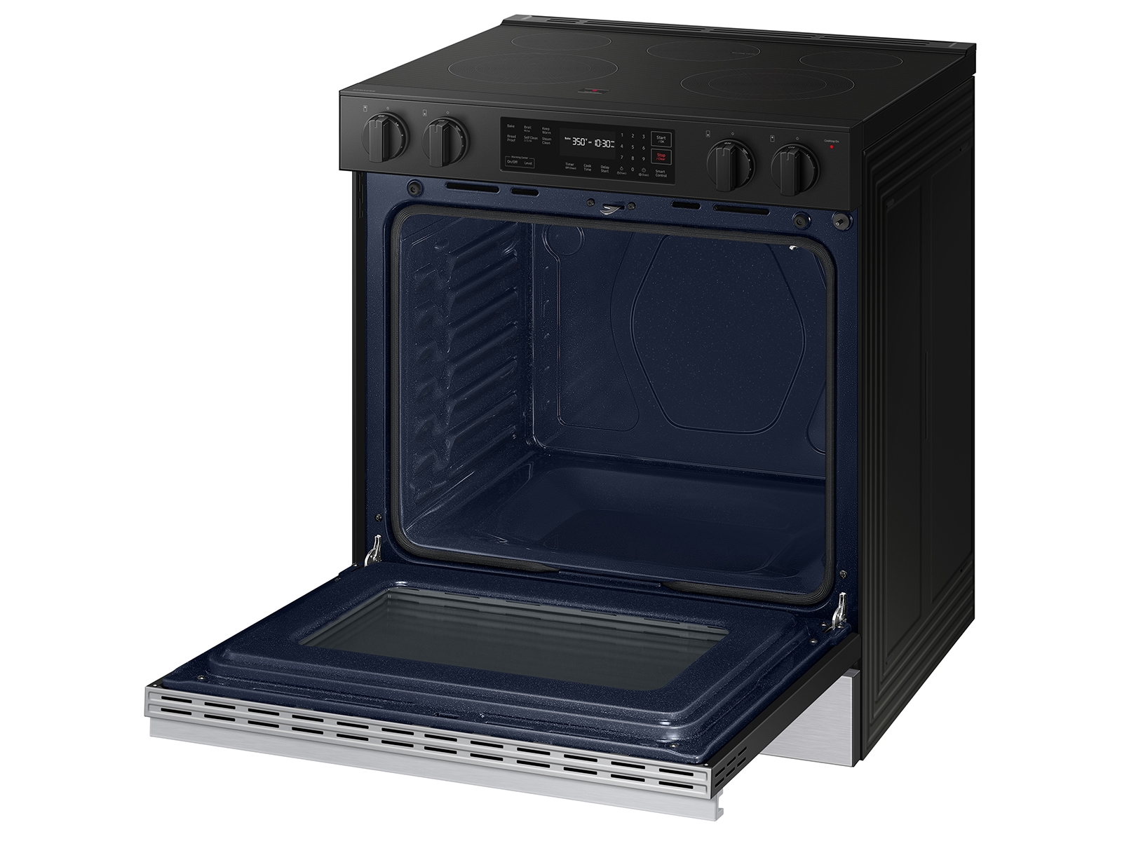 Thumbnail image of Bespoke 6.3 cu. ft. Smart Slide-In Electric Range with Precision Knobs in Stainless Steel