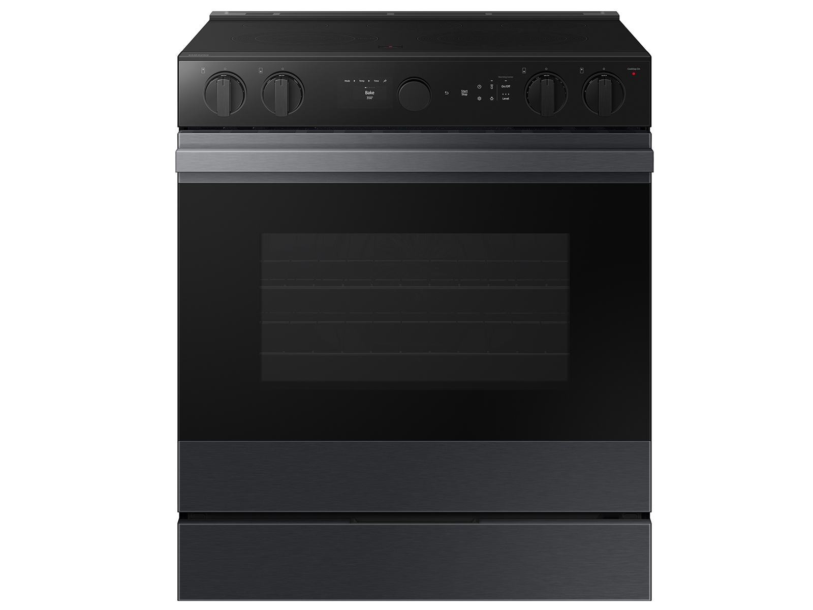 Thumbnail image of Bespoke 6.3 cu. ft. Smart Slide-In ENERGY STAR® Certified Electric Range with Air Fry in Matte Black Steel