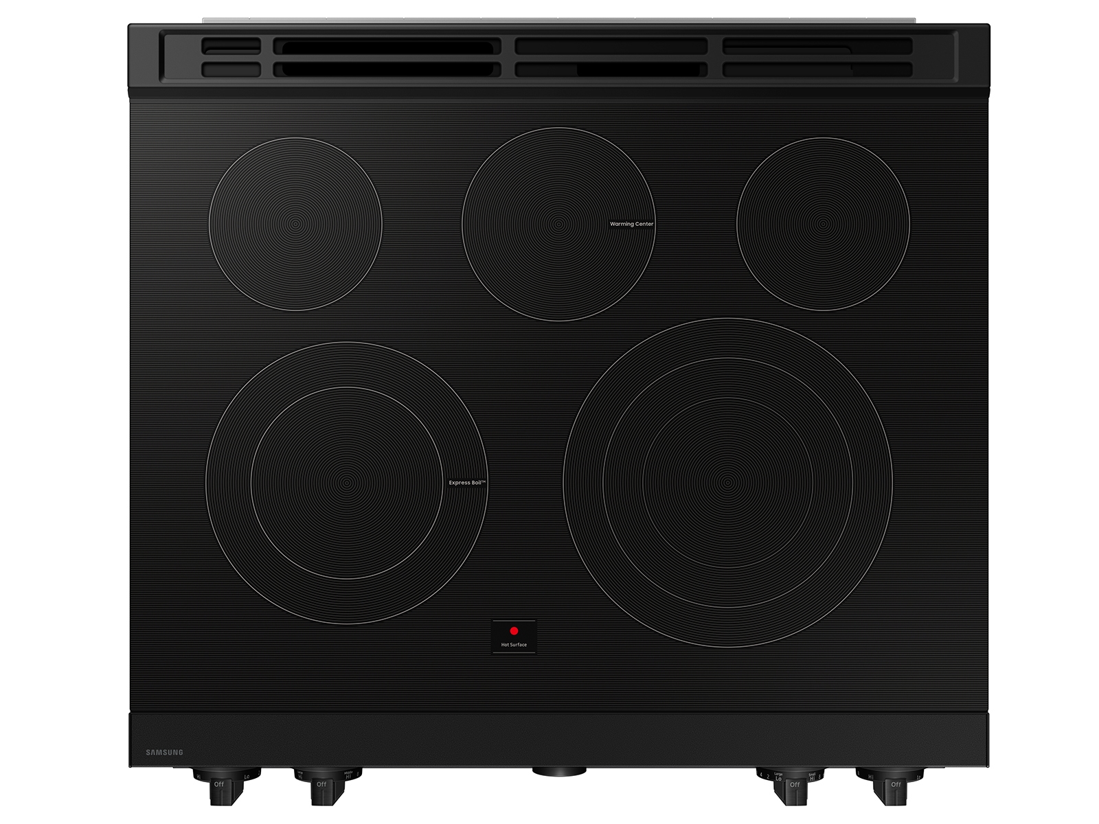 Thumbnail image of Bespoke 6.3 cu. ft. Smart Slide-In ENERGY STAR&reg; Certified Electric Range with Air Fry in Matte Black Steel