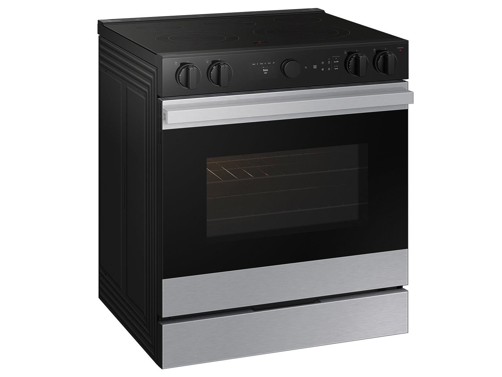 Thumbnail image of Bespoke 6.3 cu. ft. Smart Slide-In ENERGY STAR® Certified Electric Range with Air Fry in Stainless Steel