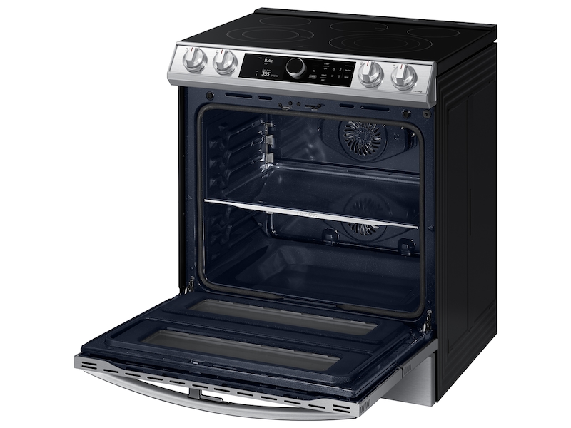 6.3 cu ft. Smart Slide-in Electric Range with Smart Dial, Air Fry, &amp; Flex Duo&trade; in Stainless Steel