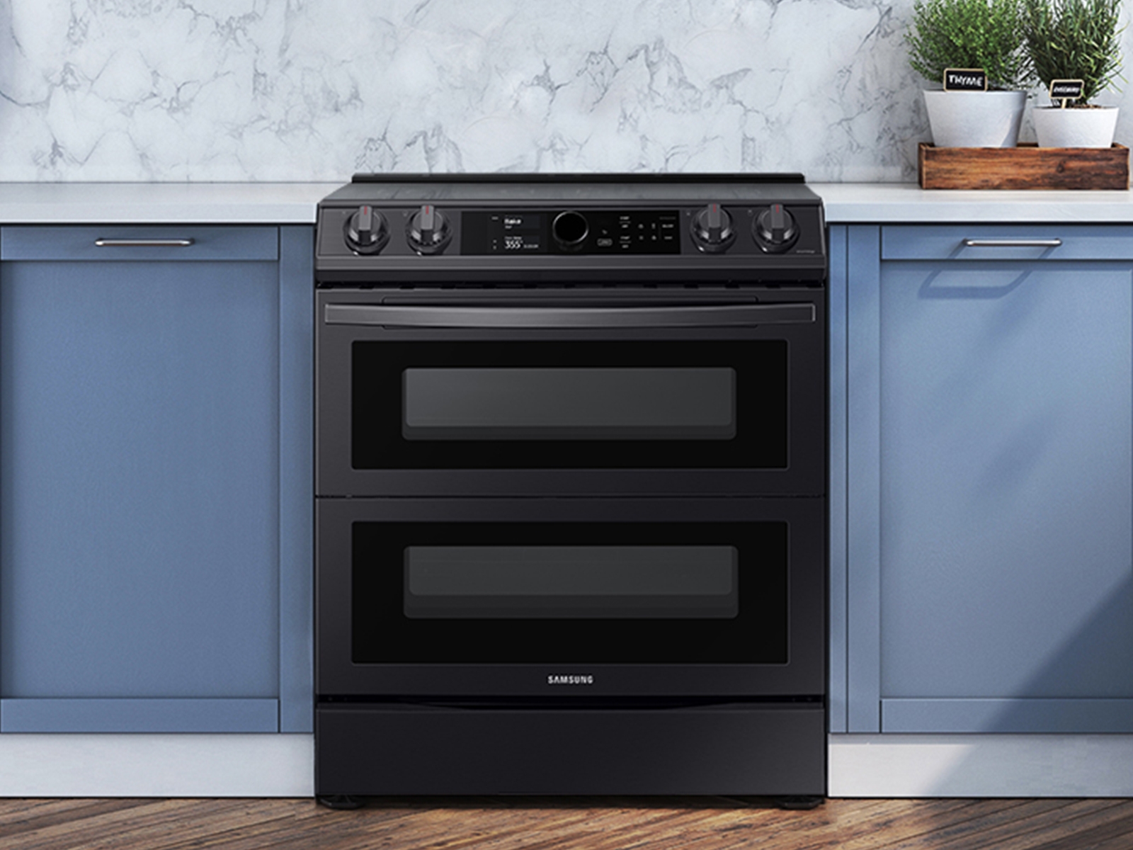 6.3 cu ft. Smart Slidein Electric Range with Smart Dial, Air Fry