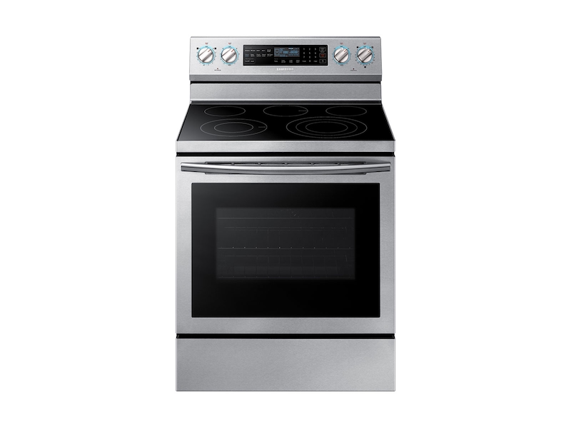 5.9 cu. ft. Freestanding Electric Range with True Convection &amp; Steam Assist in Stainless Steel