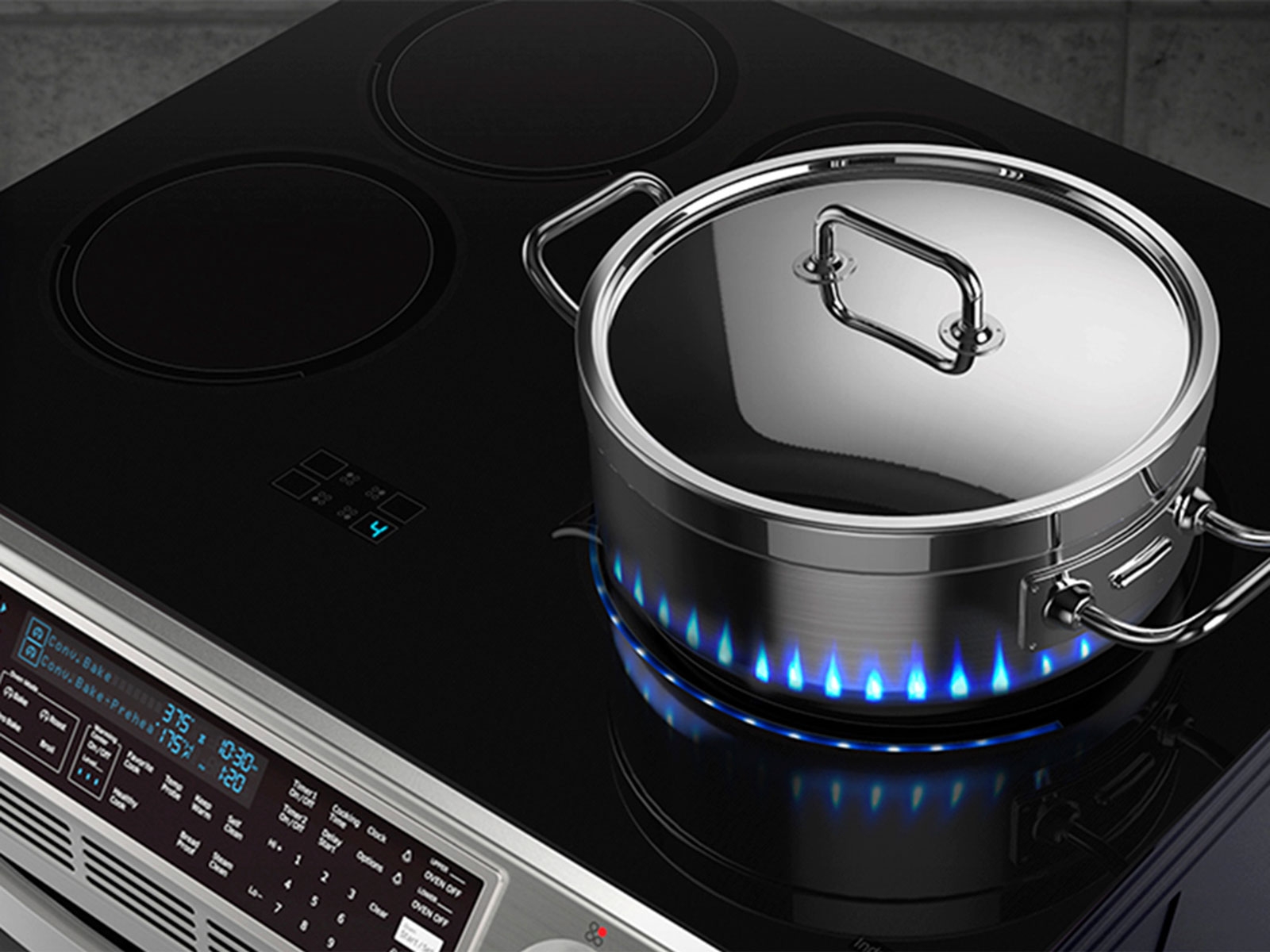 5.8 cu. ft. Slide-In Induction Chef Collection Range with Flex Duo