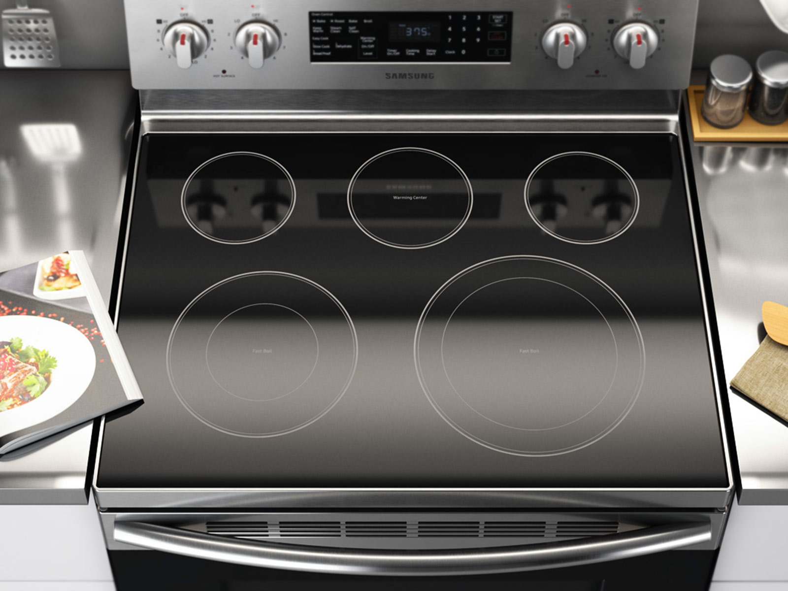 Samsung Electric stove (glass top ) – Plaza Appliances