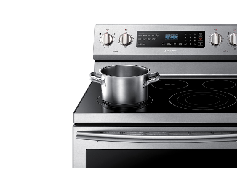 5.9 cu. ft. Freestanding Electric Range with True Convection in Stainless Steel