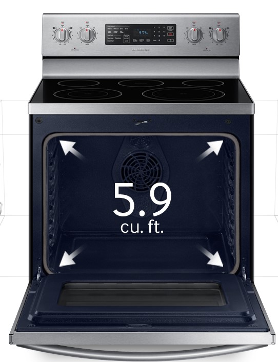 NE59R4321SS/AA  5.9 cu. ft. Freestanding Electric Range with