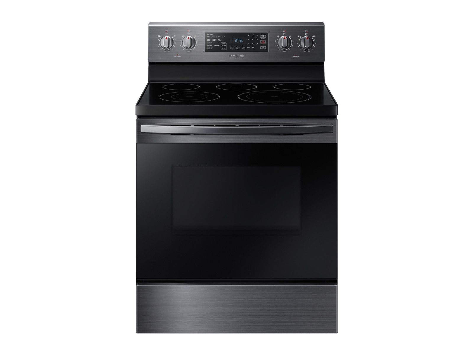 5.9 cu. ft. Freestanding Electric Range with Convection in Black 