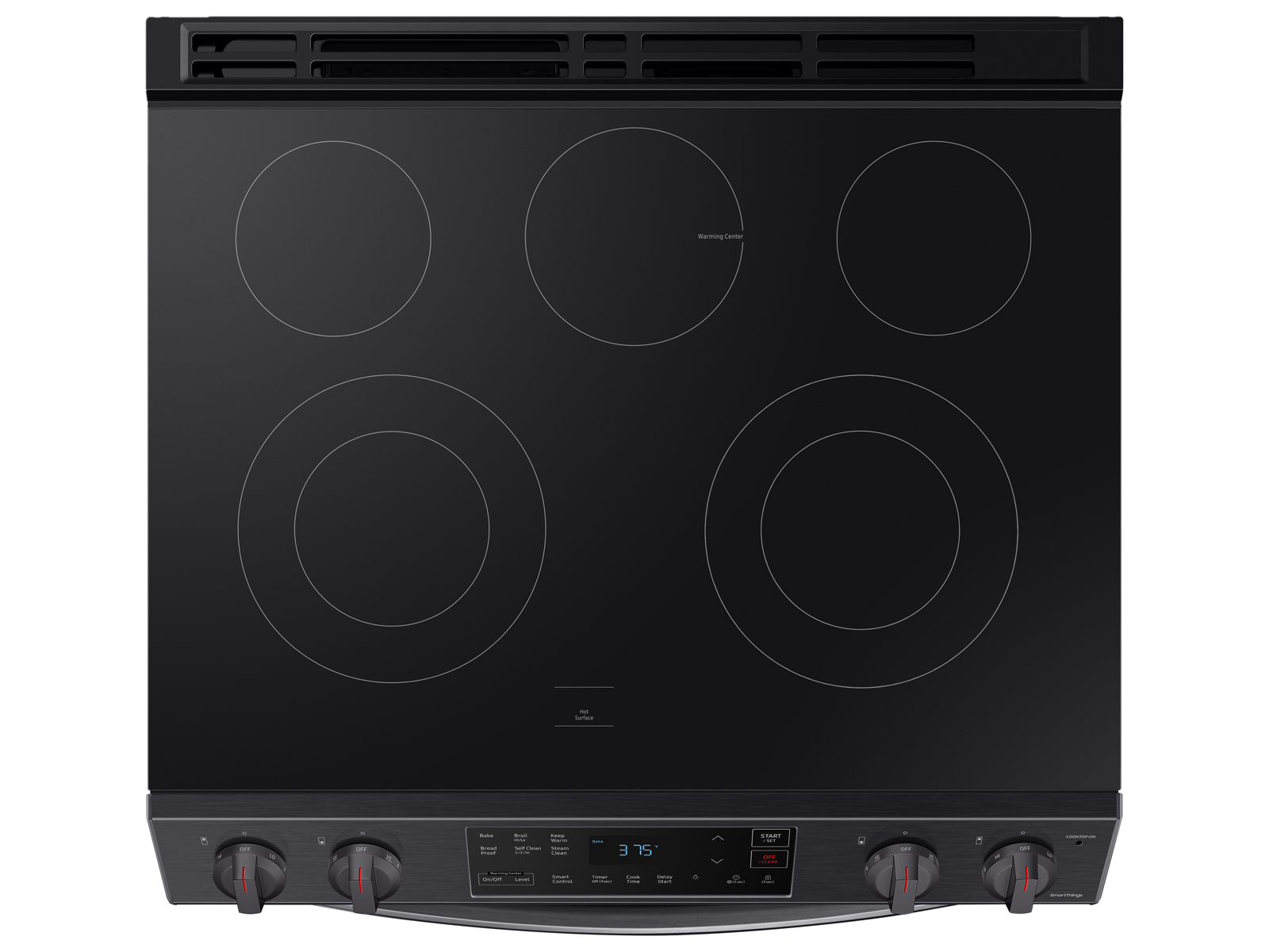 6.3 cu ft. Smart Slidein Electric Range in Black Stainless Steel