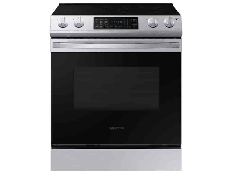 6.3 cu. ft. Smart Slide-in Electric Range with Convection in Stainless Steel
