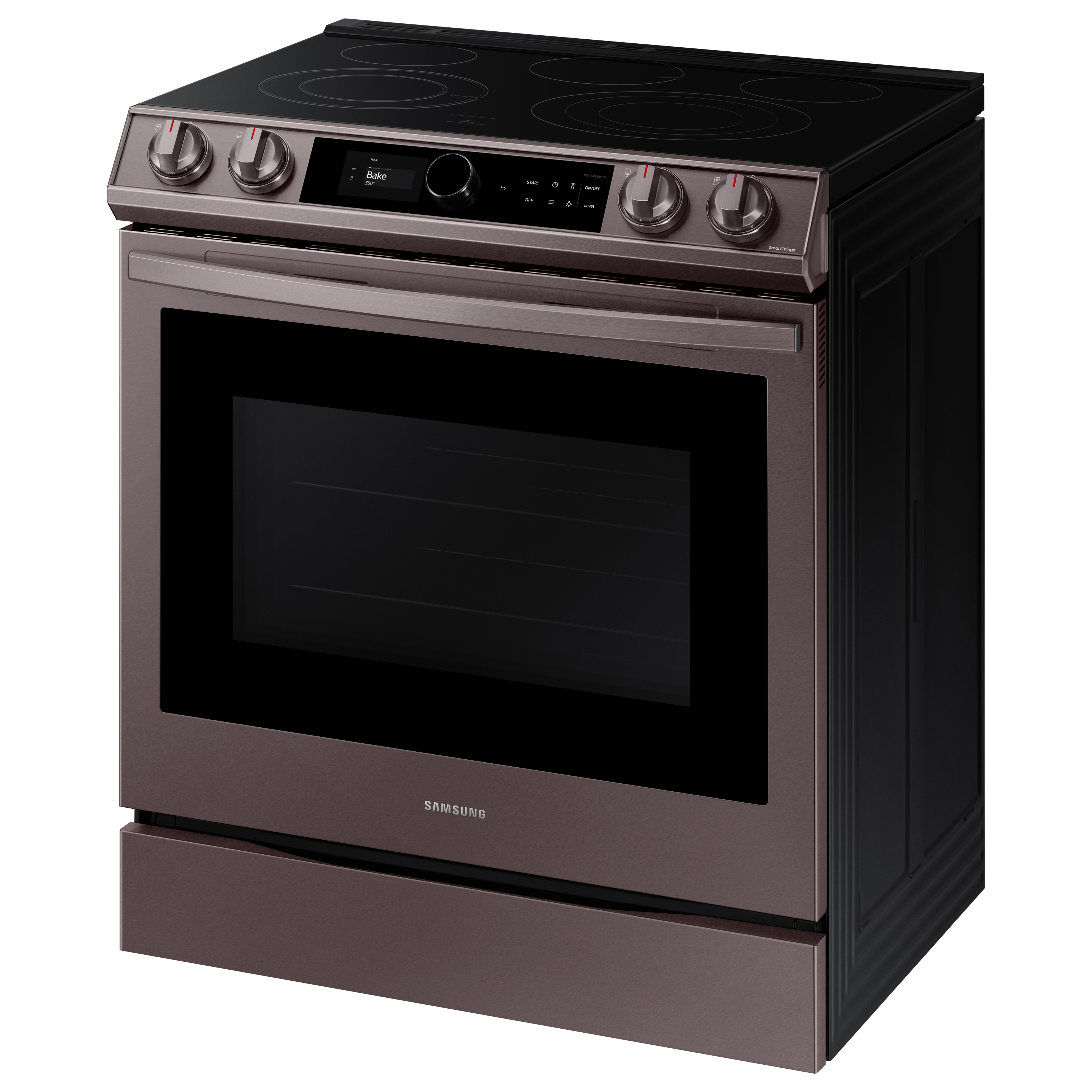 Thumbnail image of Bespoke Smart Slide-in Electric Range 6.3 cu. ft. with Smart Dial &amp; Air Fry in Tuscan Steel