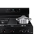 Thumbnail image of 6.0 cu. ft. Smart Freestanding Gas Range with Integrated Griddle in Black