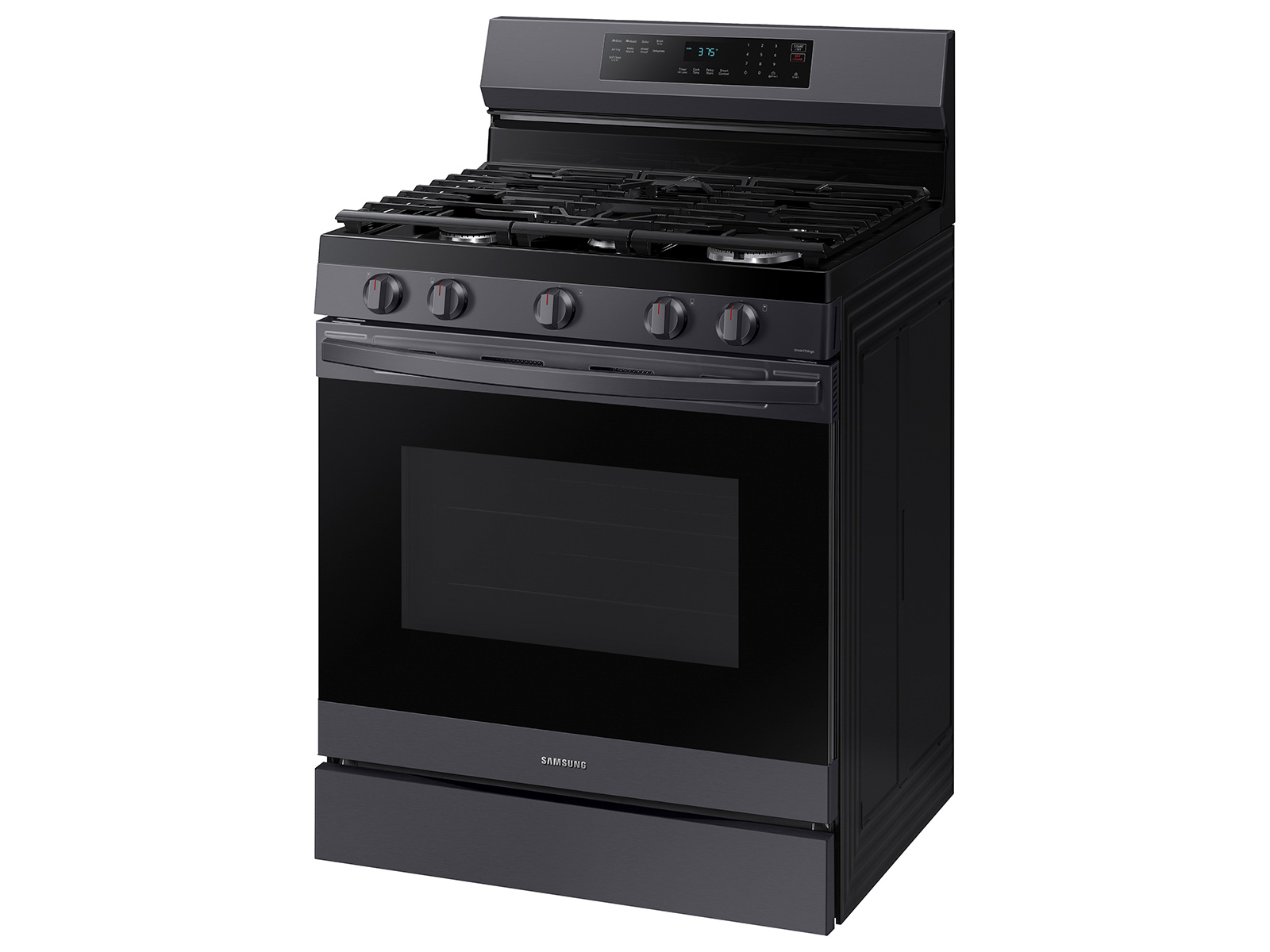 Thumbnail image of 6.0 cu. ft. Smart Freestanding Gas Range with No-Preheat Air Fry &amp; Convection in Black Stainless Steel