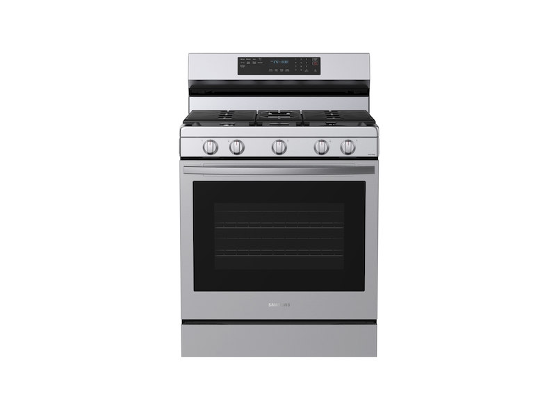 6.0 cu. ft. Smart Freestanding Gas Range with No-Preheat Air Fry,  Convection+ & Stainless Cooktop in Stainless Steel Ranges - NX60A6711SS/AA