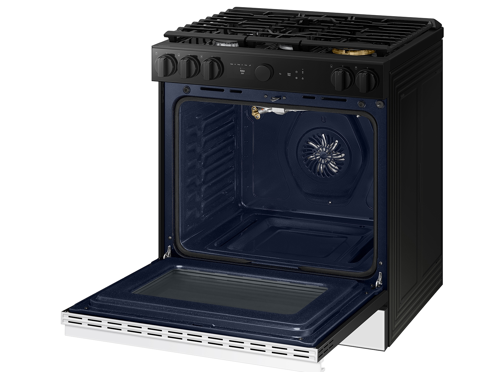Thumbnail image of Bespoke 6.0 cu. ft. Smart Slide-In Gas Range with Air Sous Vide & Air Fry in White Glass