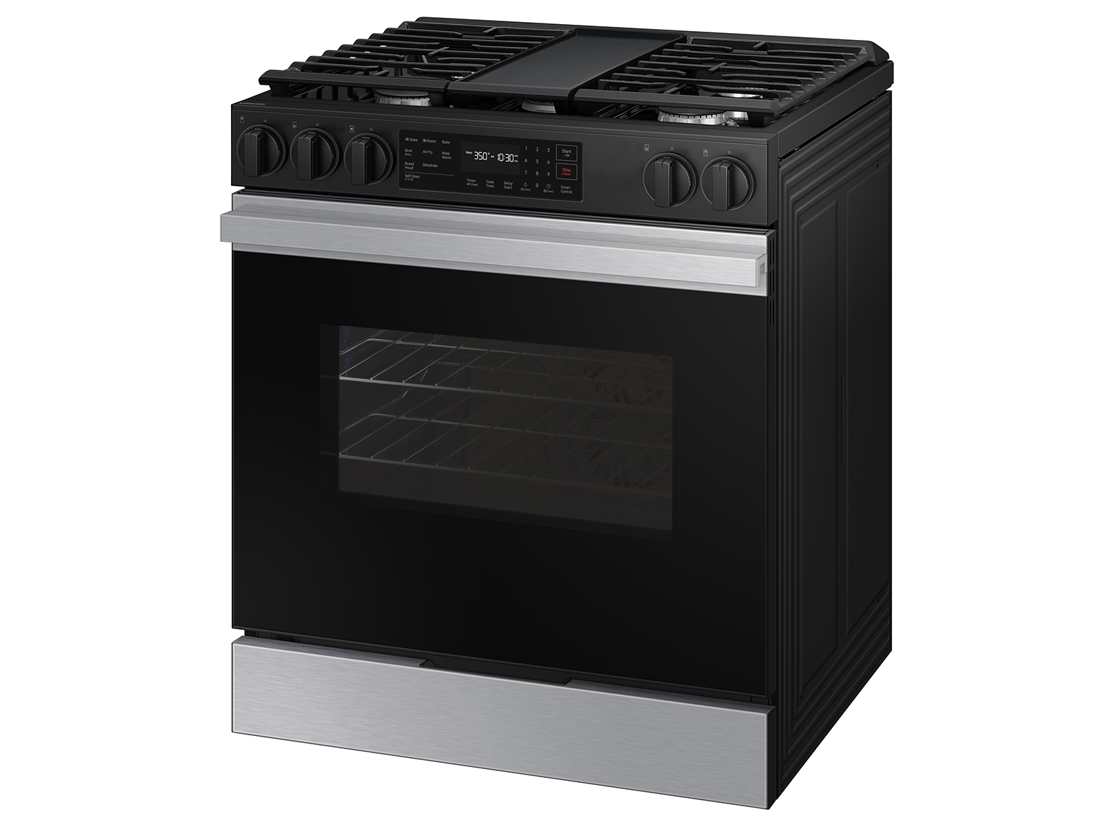 Thumbnail image of Bespoke 6.0 cu. ft. Smart Slide-In Gas Range with Air Fry &amp; Precision Knobs in Stainless Steel