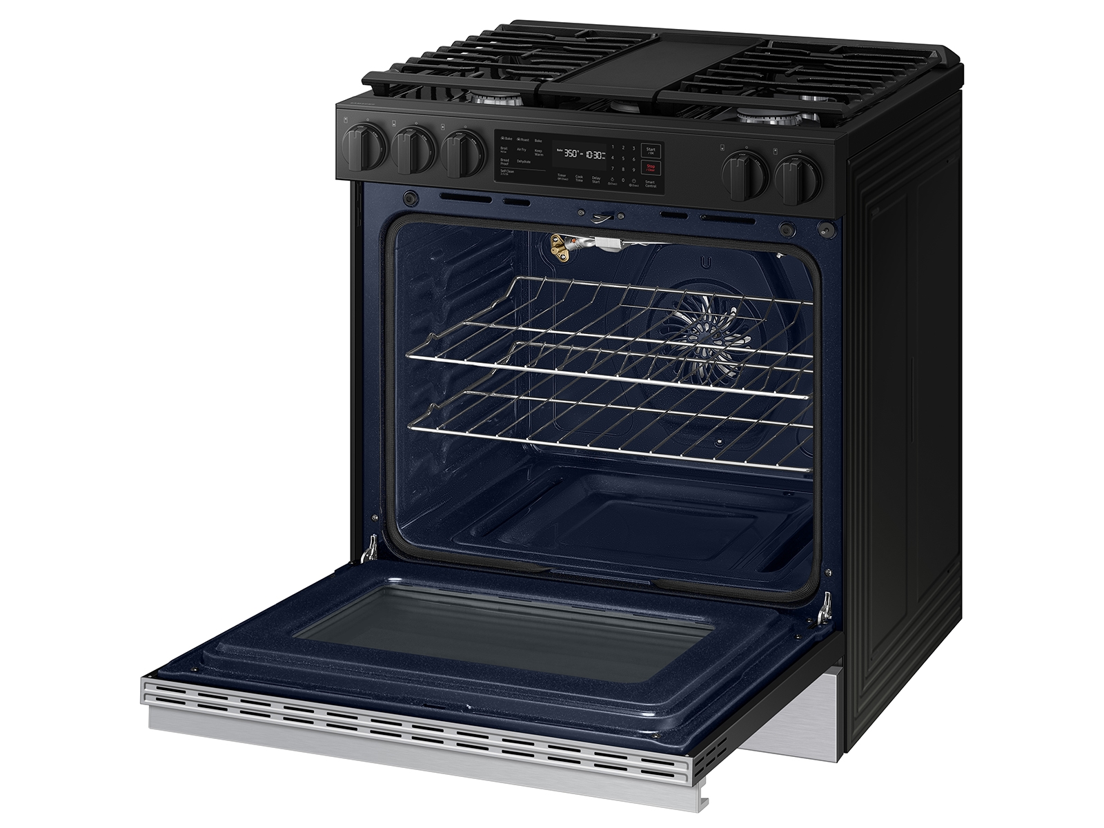 Thumbnail image of Bespoke 6.0 cu. ft. Smart Slide-In Gas Range with Air Fry &amp; Precision Knobs in Stainless Steel