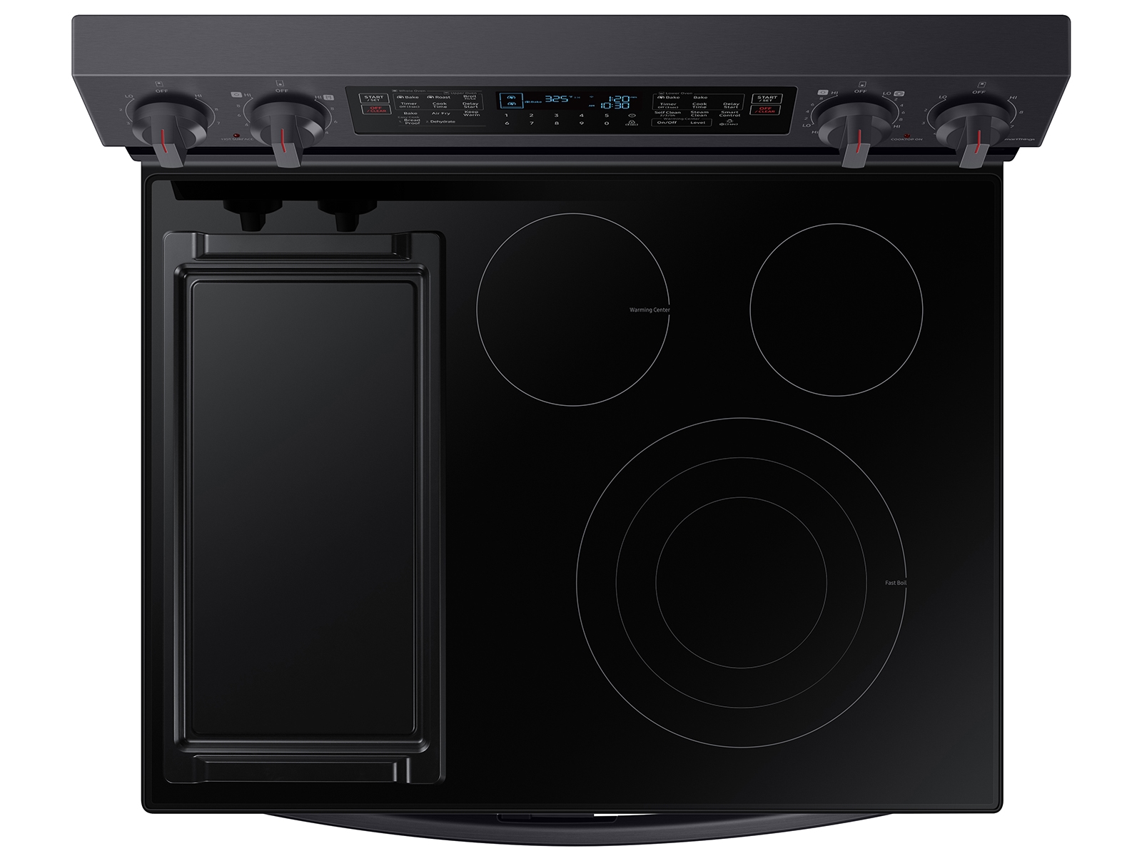 Thumbnail image of 6.3 cu. ft. Smart Freestanding Electric Range with Flex Duo&trade;, No-Preheat Air Fry &amp; Griddle in Black Stainless Steel