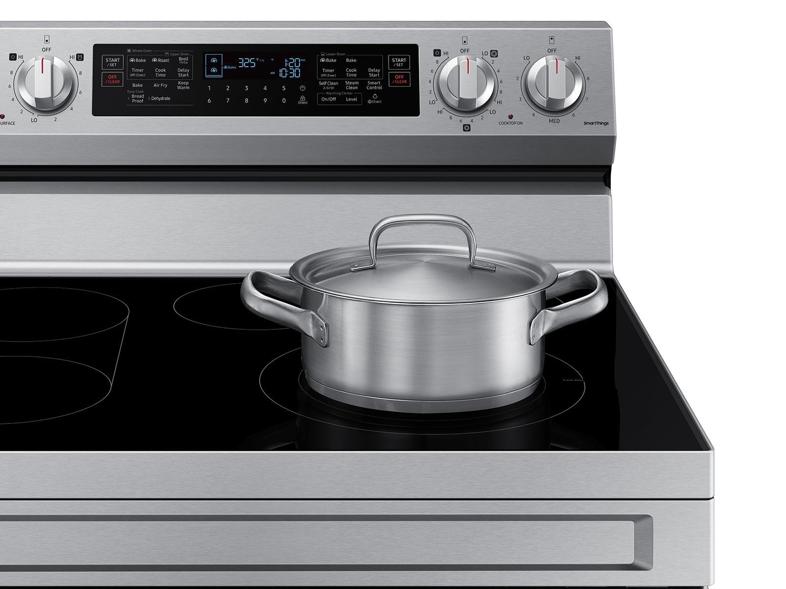 Samsung 6.3 cu. ft. Flex Duo Front Control Slide-in Electric Range with  Smart Dial, Air Fry & Wi-Fi, Fingerprint Resistant Stainless Steel  NE63T8751SS - Best Buy
