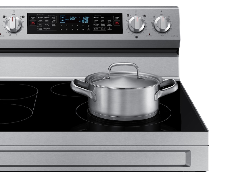 6.3 cu. ft. Smart Freestanding Electric Range with Flex Duo&trade;, No-Preheat Air Fry &amp; Griddle in Stainless Steel