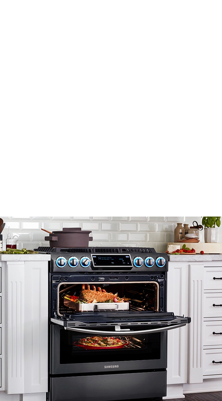 Oven Ranges: Gas, Electric & Dual Fuel Stoves | Samsung US