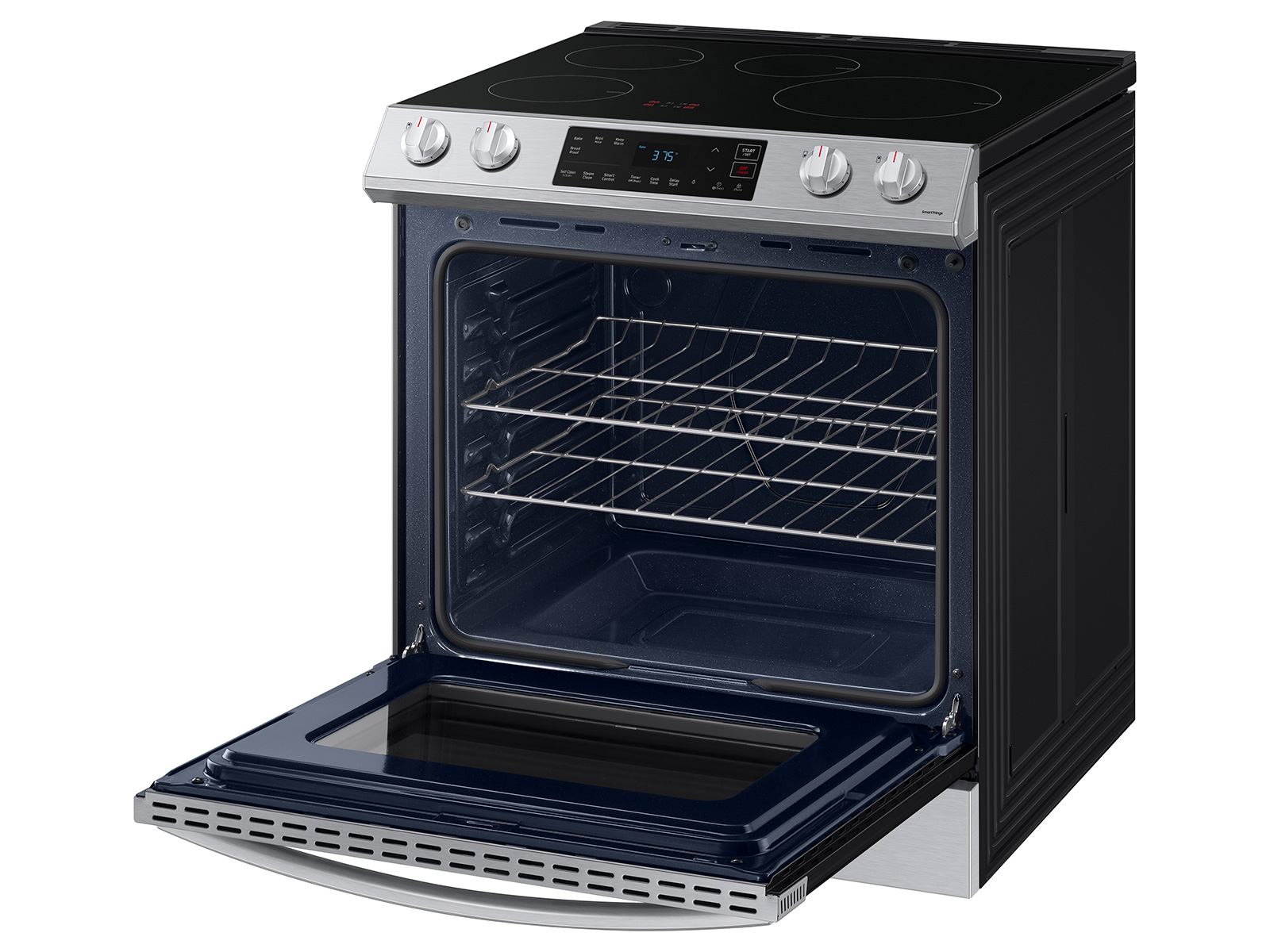 Thumbnail image of 6.3 cu. ft. Smart Rapid Heat Induction Slide-in Range in Stainless Steel