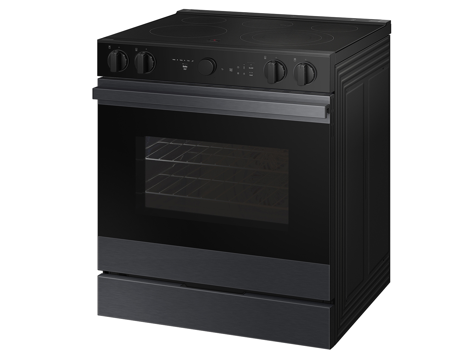 Thumbnail image of Bespoke 6.3 cu. ft. Smart Slide-In Electric Range with Air Sous Vide &amp; Air Fry in Matte Black Steel