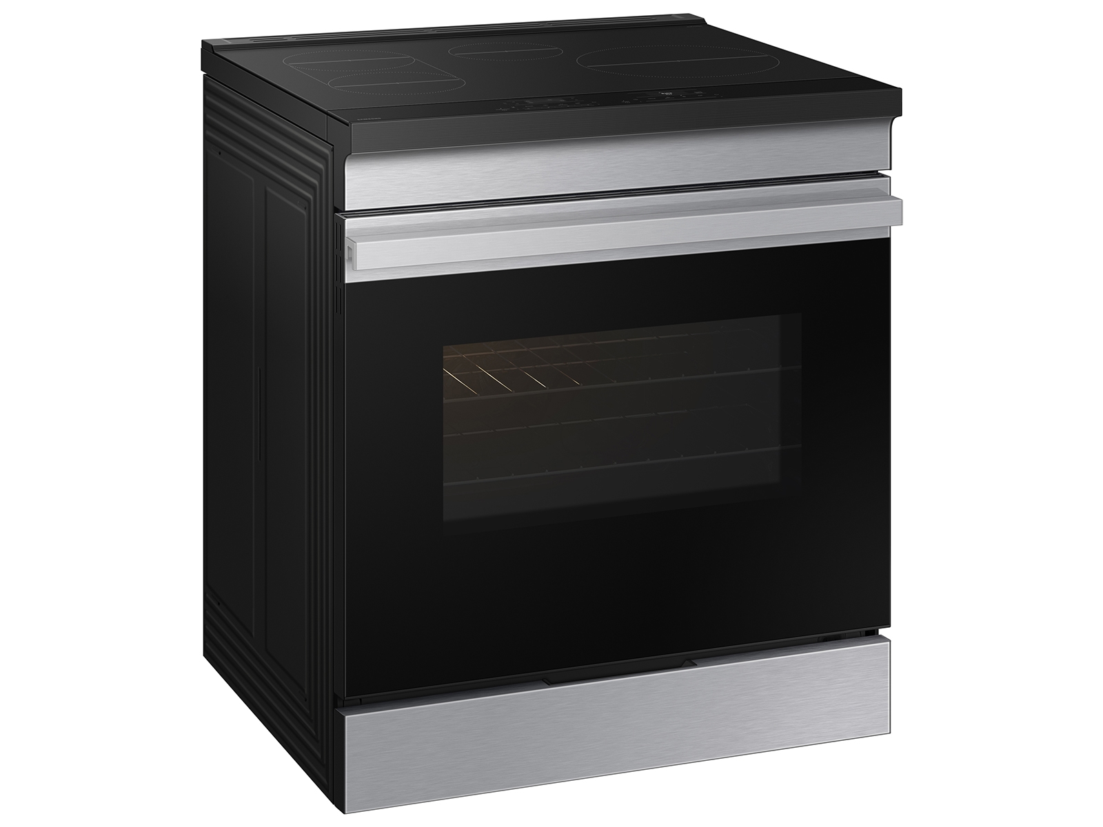 Thumbnail image of Bespoke 6.3 cu. ft. Smart Slide-In Induction Range with Anti-Scratch Glass Cooktop &amp; Air Fry in Stainless Steel