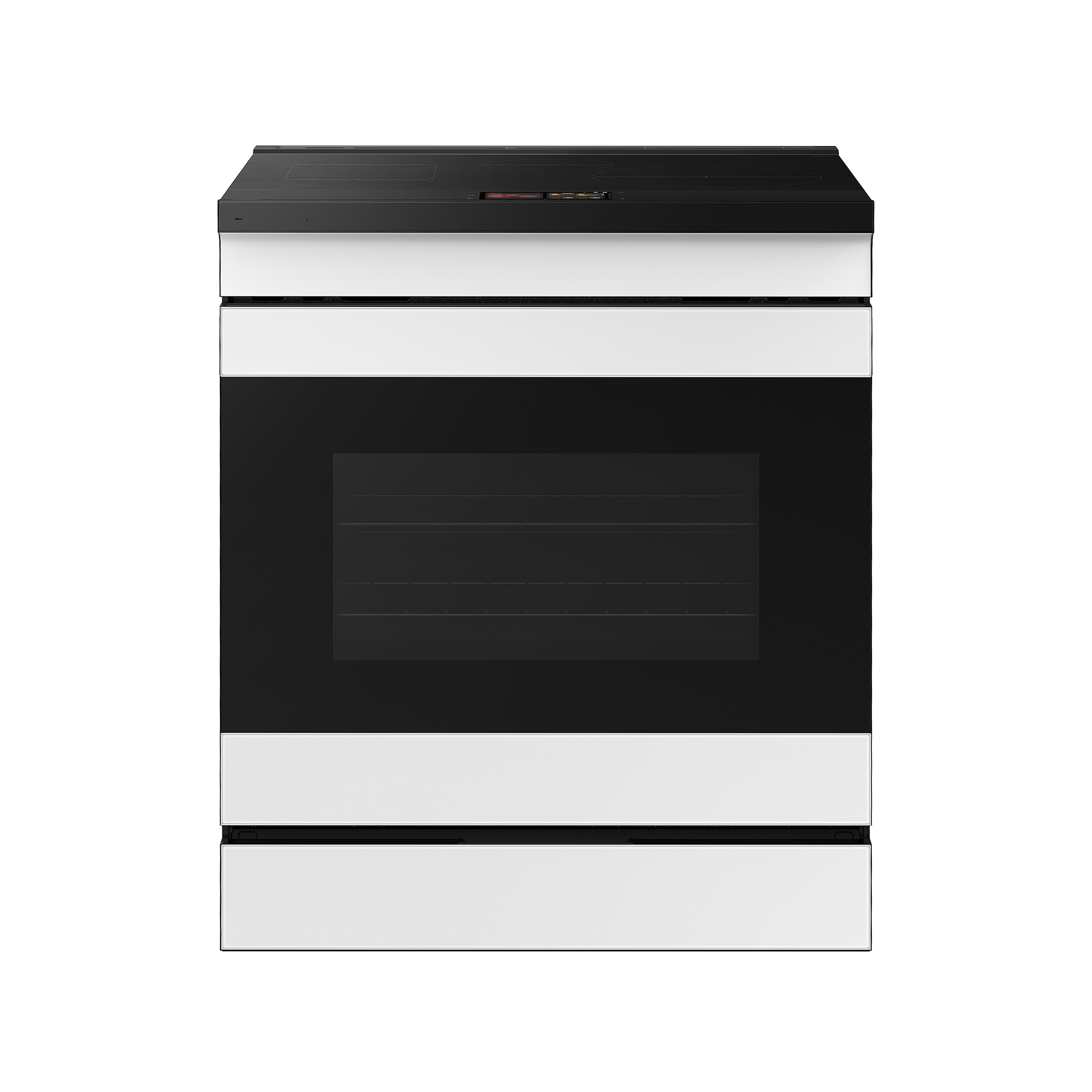 Thumbnail image of Bespoke 6.3 cu. ft. Smart Slide-In Induction Range with AI Home &amp; Smart Oven Camera in White Glass