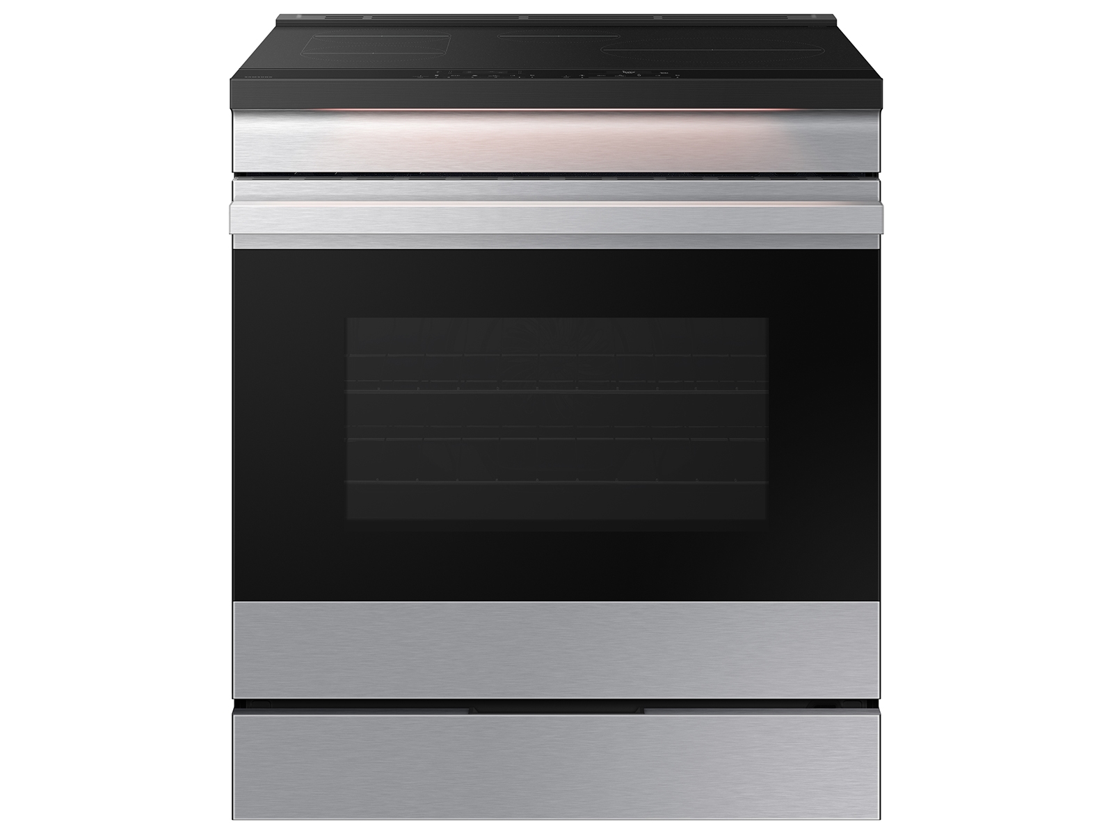 Thumbnail image of Bespoke 6.3 cu. ft. Smart Slide-In Induction Range with Ambient Edge Lighting™ & Air Sous Vide in Stainless Steel