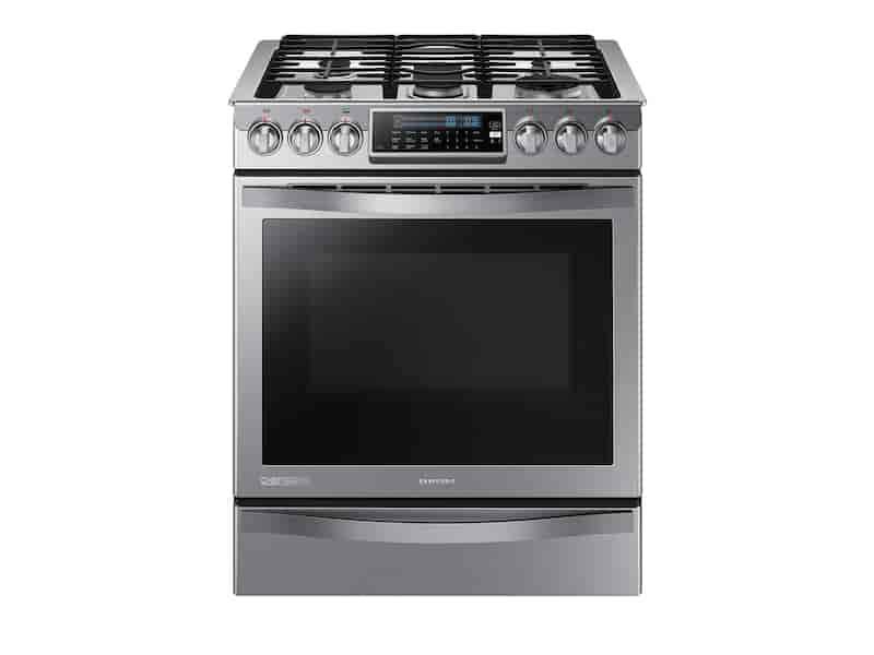 5.8 cu. ft. Chef Collection Slide-in Gas Range with True Convection in Stainless Steel