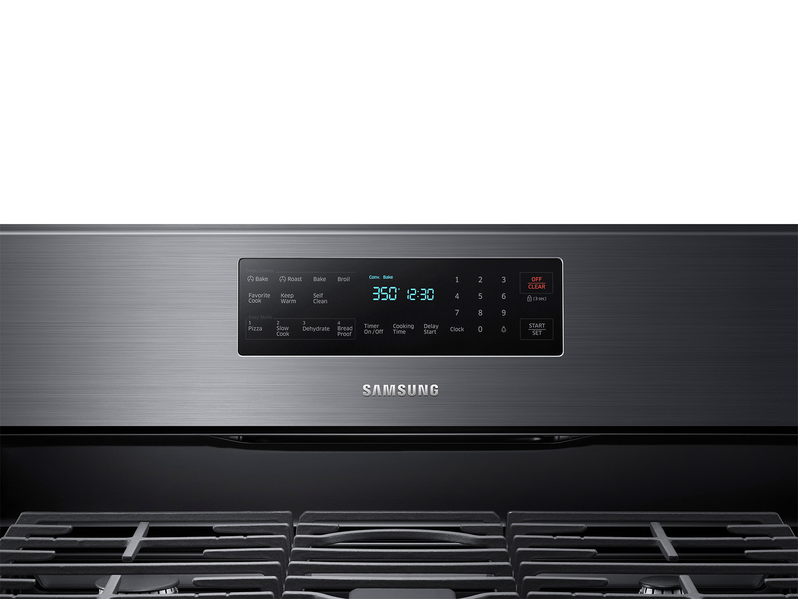 Samsung black stainless steel gas oven lets you choose how you want to bake  - CNET