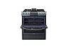 Thumbnail image of 5.8 cu. ft. Slide-In Gas Range with Flex Duo&trade; &amp; Dual Door in Black Stainless Steel