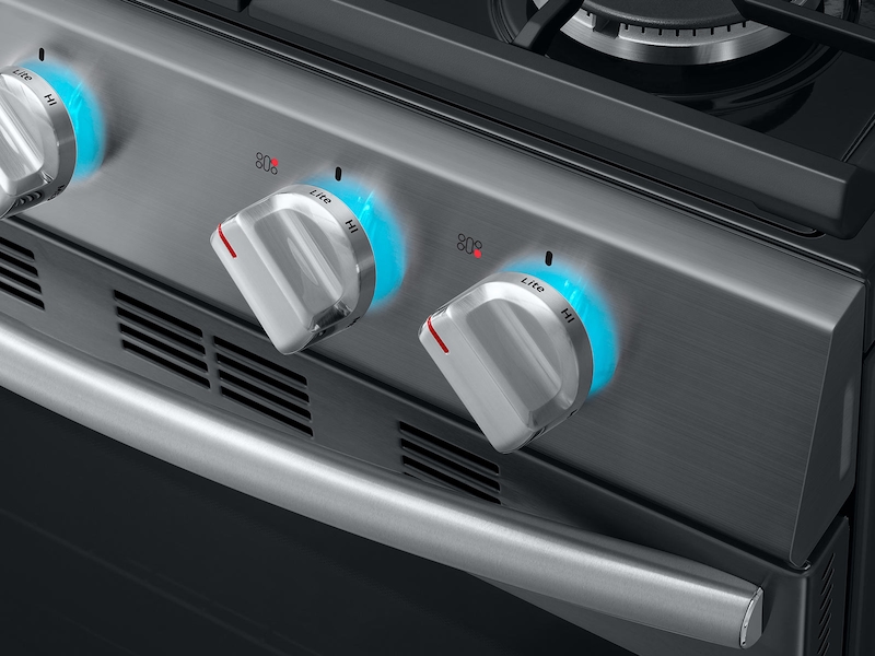5.8 cu. ft. Freestanding Gas Range with True Convection and Steam Reheat