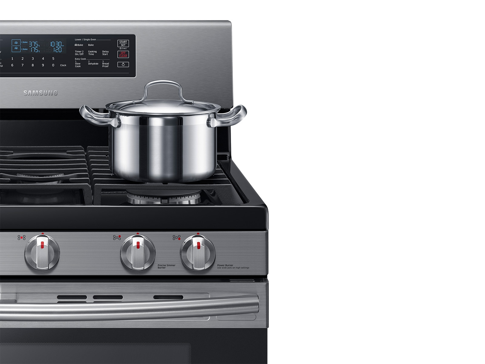 Thumbnail image of 5.8 cu ft. Smart Freestanding Gas Range with Flex Duo&trade; &amp; Dual Door in Stainless Steel