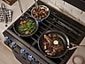 Thumbnail image of 5.8 cu. ft. 30” Chef Collection Professional Gas Range with Dual Convection in Black Stainless Steel