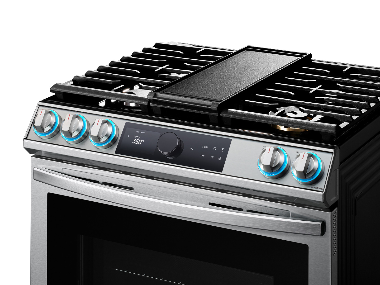 Thumbnail image of 6.0 cu ft. Smart Slide-in Gas Range with Smart Dial &amp; Air Fry in Stainless Steel