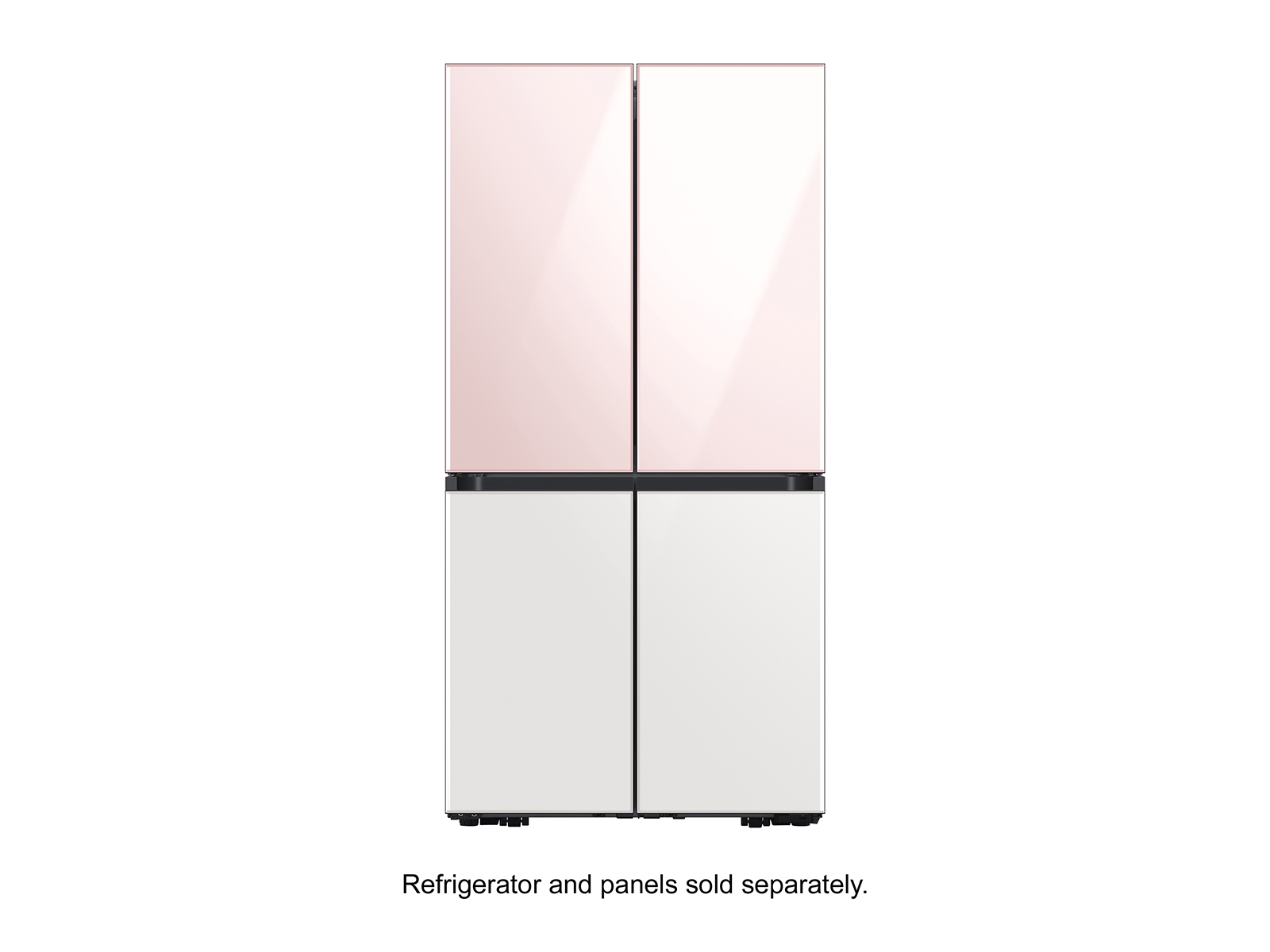 Thumbnail image of BESPOKE 4-Door Flex™ Refrigerator Panel in White Glass (2021) - Bottom Panel