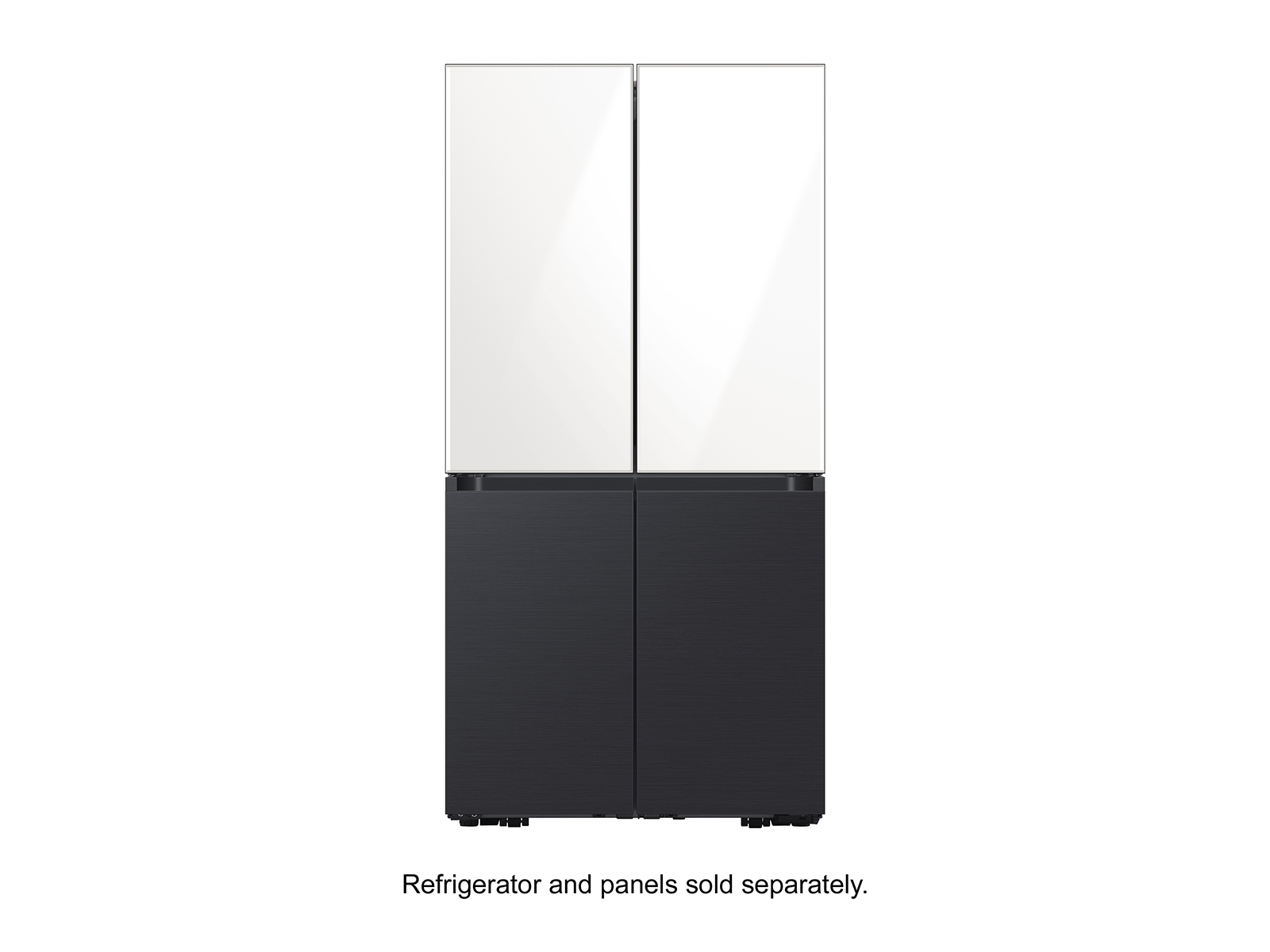 Thumbnail image of BESPOKE 4-Door Flex™ Refrigerator Panel in Matte Black Steel - Bottom Panel