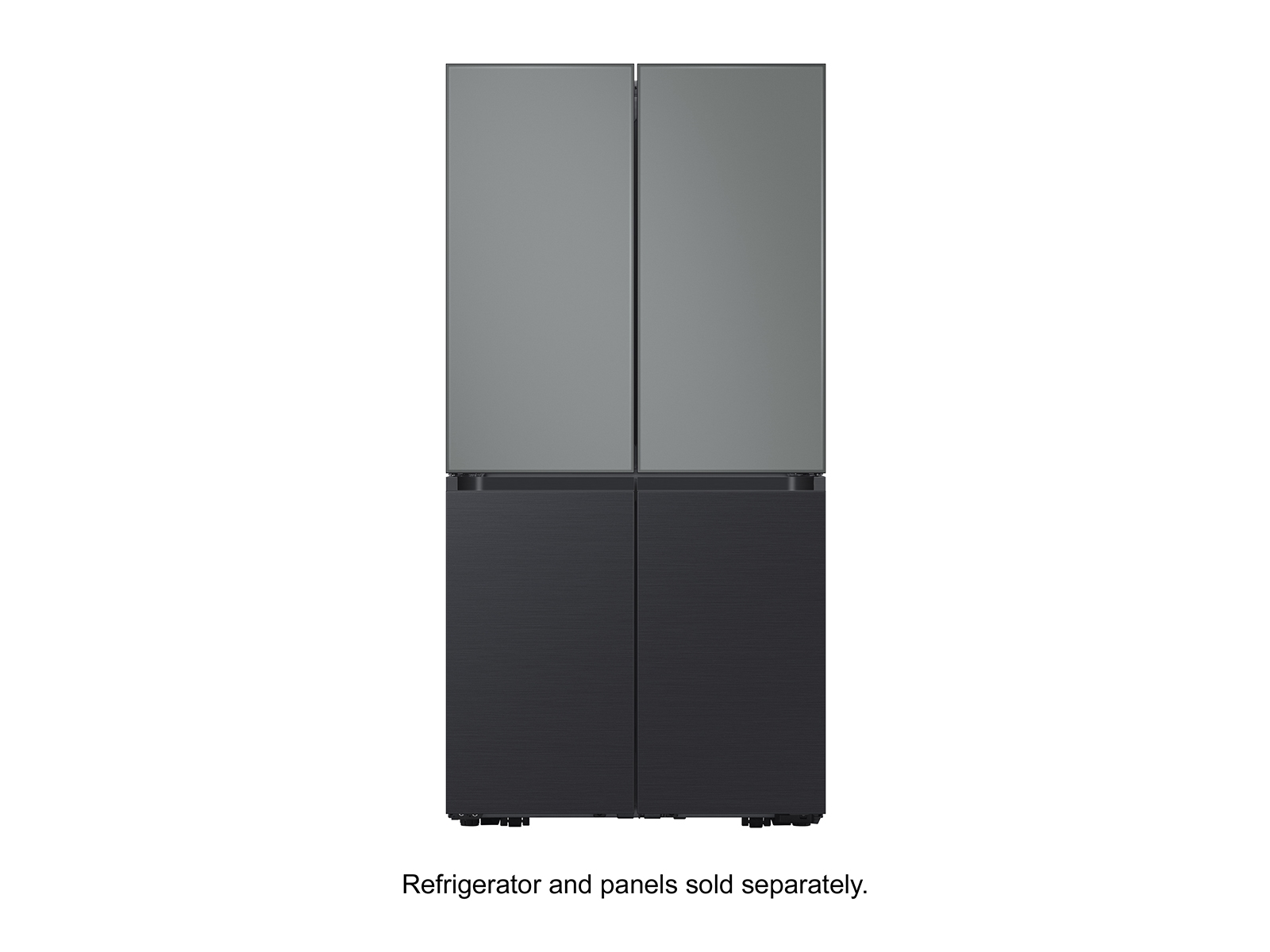 Thumbnail image of BESPOKE 4-Door Flex&trade; Refrigerator Panel in Matte Black Steel - Bottom Panel