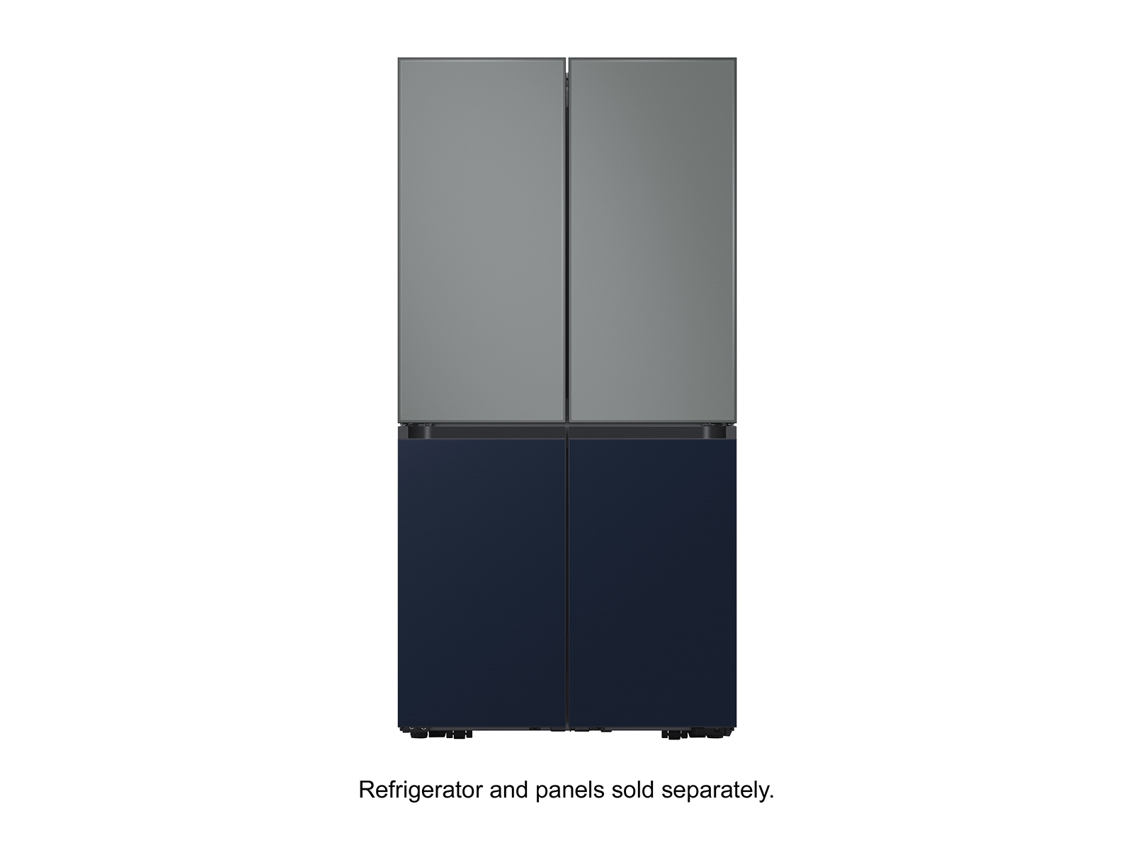 Thumbnail image of BESPOKE 4-Door Flex&trade; Refrigerator Panel in Navy Steel - Bottom Panel