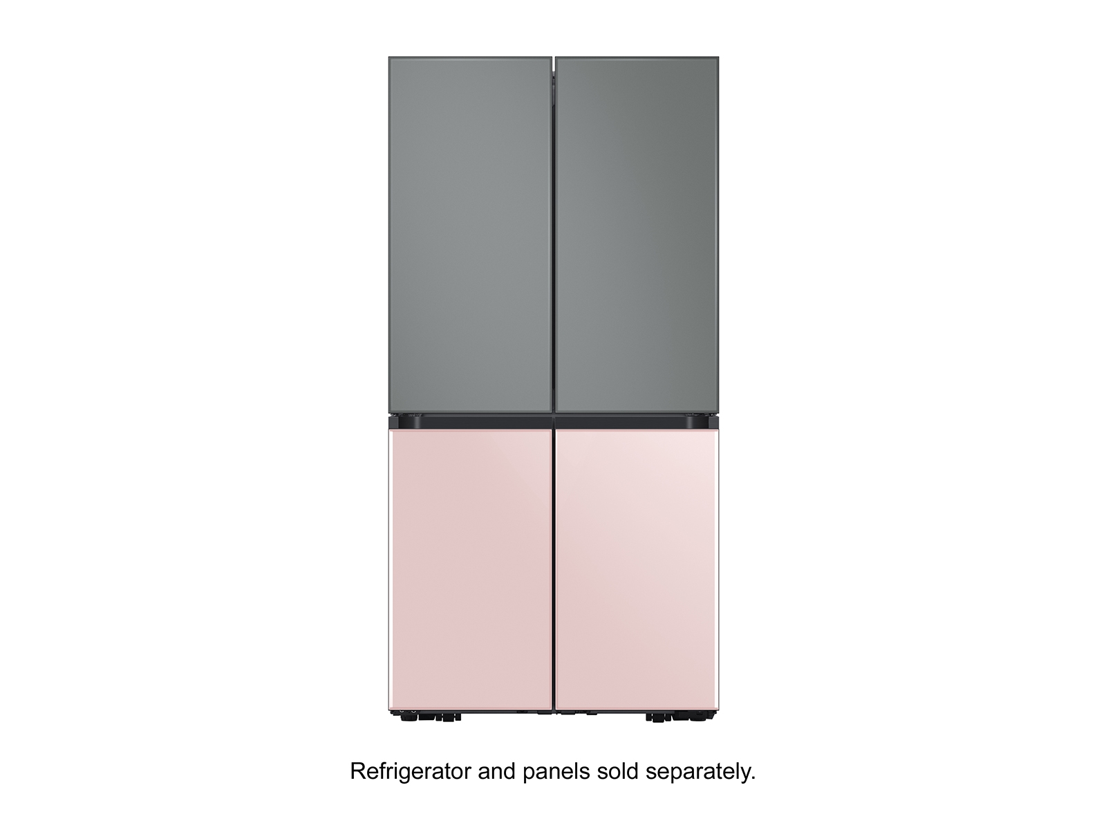 Thumbnail image of BESPOKE 4-Door Flex™ Refrigerator Panel in Matte Grey Glass (matte) - Top Panel