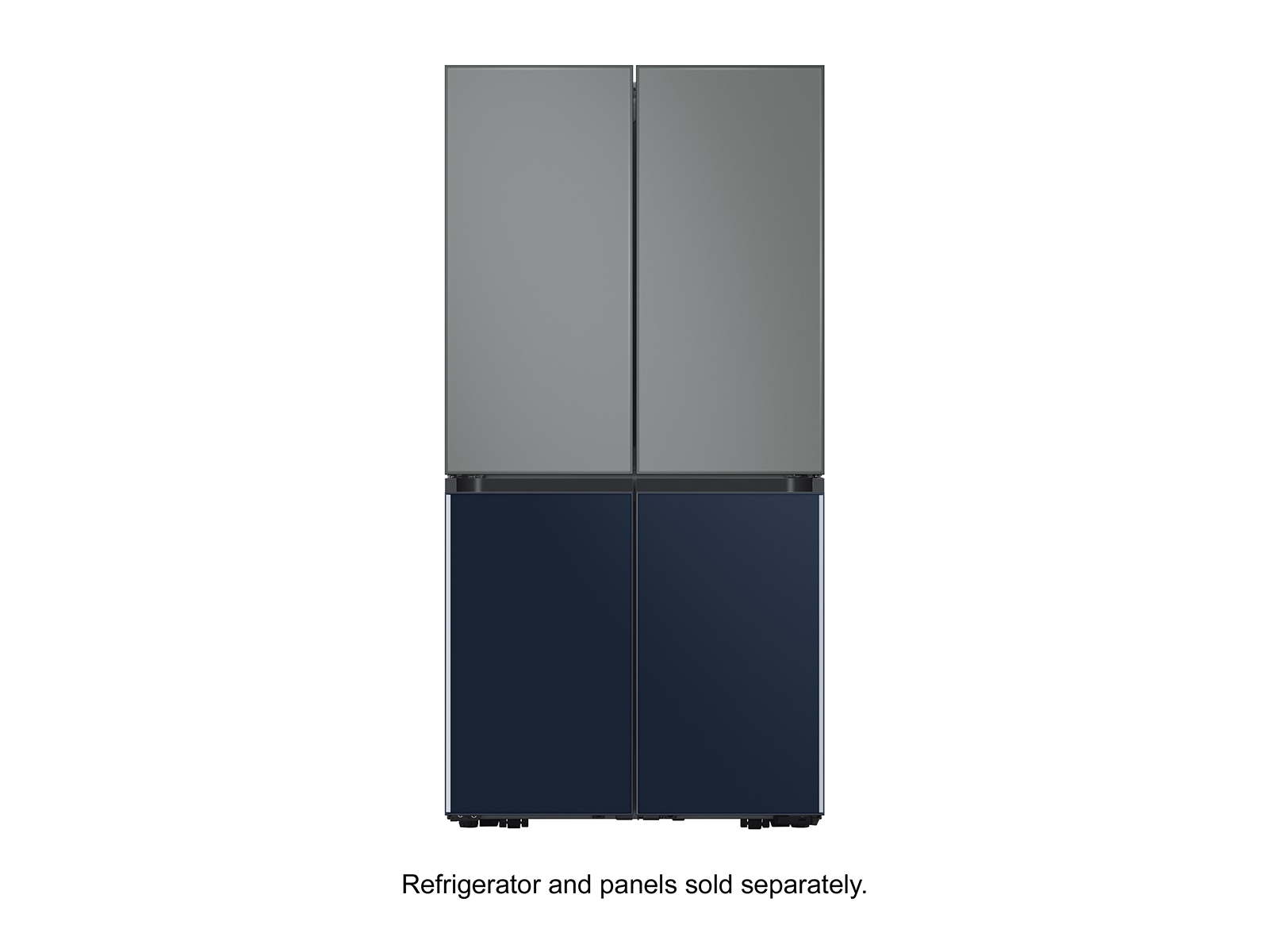 Thumbnail image of BESPOKE 4-Door Flex™ Refrigerator Panel in Matte Grey Glass (matte) - Top Panel
