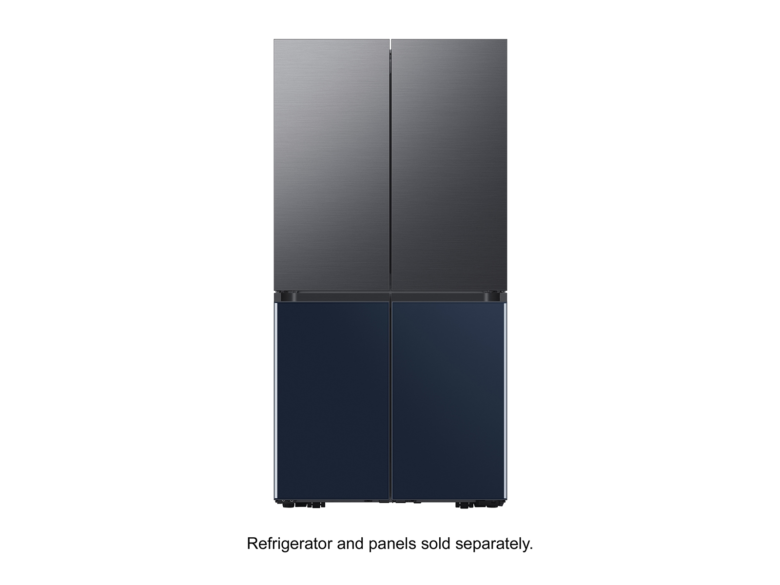 Thumbnail image of BESPOKE 4-Door Flex™ Refrigerator Panel in Matte Black Steel - Top Panel