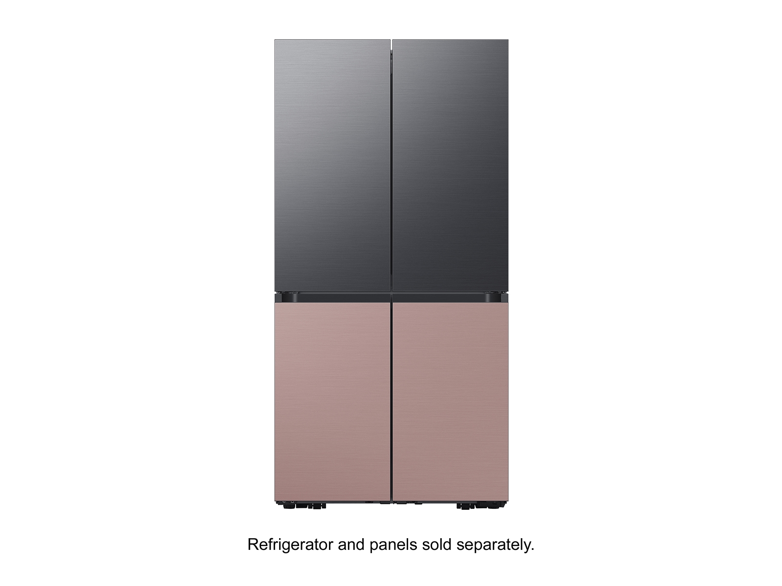 Thumbnail image of BESPOKE 4-Door Flex™ Refrigerator Panel in Matte Black Steel - Top Panel