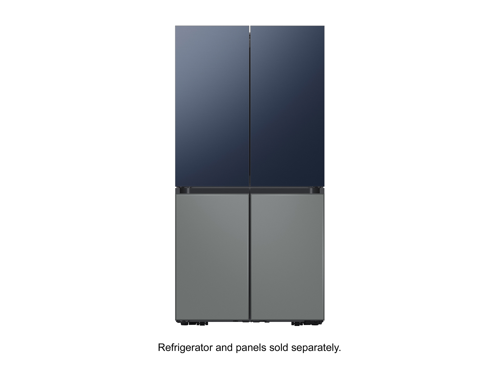 Thumbnail image of BESPOKE 4-Door Flex™ Refrigerator Panel in Navy Steel - Top Panel