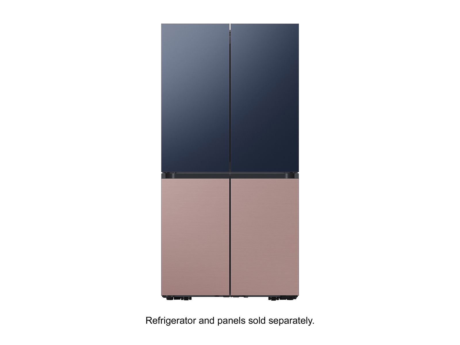 Thumbnail image of BESPOKE 4-Door Flex™ Refrigerator Panel in Navy Steel - Top Panel