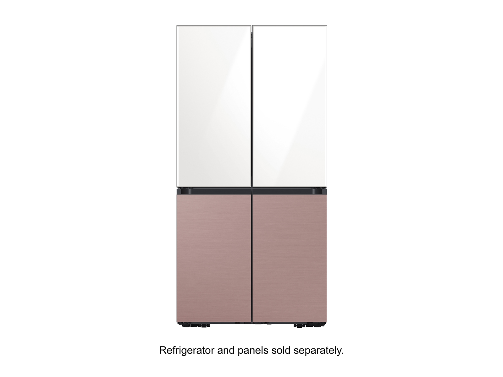 Thumbnail image of BESPOKE 4-Door Flex™ Refrigerator Panel in White Glass (2021) - Top Panel