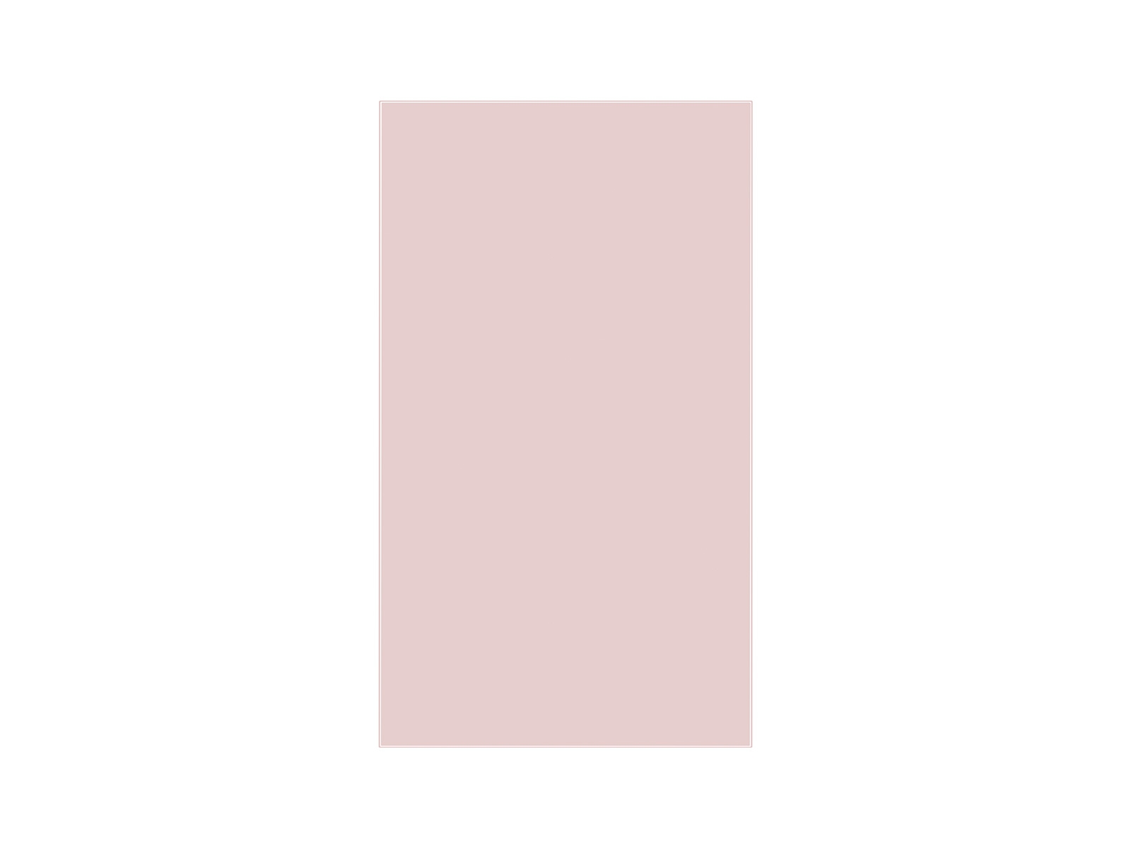 Photos - Fridge Samsung BESPOKE 4-Door Flex™ Refrigerator Panel in Rose in Pink Glass - Bo 